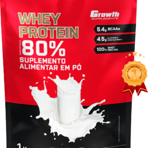 WHEY PROTEIN GROWTH. PROTEÍNA DO SORO DO LEITE PURA.
