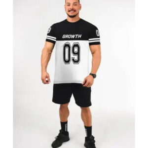 CAMISETA SPORTS BLACK WHITE