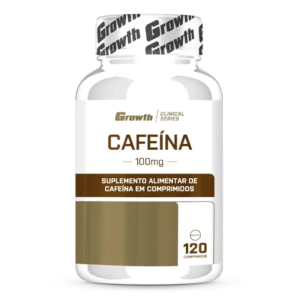 CAFEÍNA 100MG 120COMP - GROWTH SUPPLEMENTS