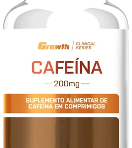 CAFEÍNA 200MG 120COMP - GROWTH SUPPLEMENTS
