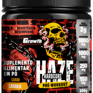 PRÉ-TREINO HAZE HARDCORE 300G - GROWTH SUPPLEMENTS