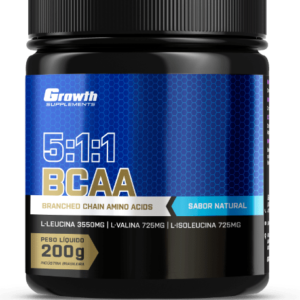 BCAA (5:1:1) (200G) (EM PÓ) - GROWTH SUPPLEMENTS