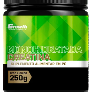 CREATINA MONOHIDRATADA 250G - GROWTH SUPPLEMENTS