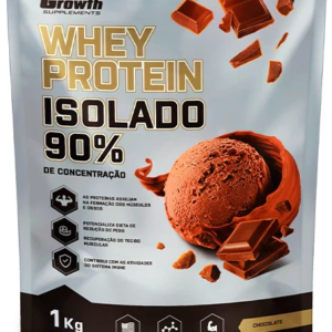 (TOP) WHEY PROTEIN ISOLADO (1KG) - GROWTH SUPPLEMENTS
